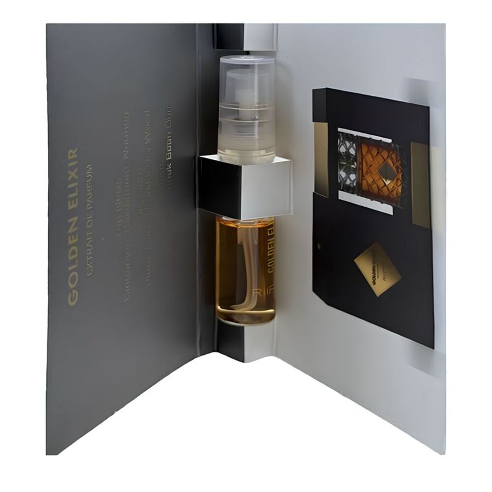 Riiffs Golden Elixir Extrait de Parfum Vial Spray for Unisex 3 ml - New